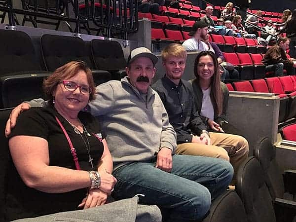 Image of famous TV personality, Jim Thurber and his family