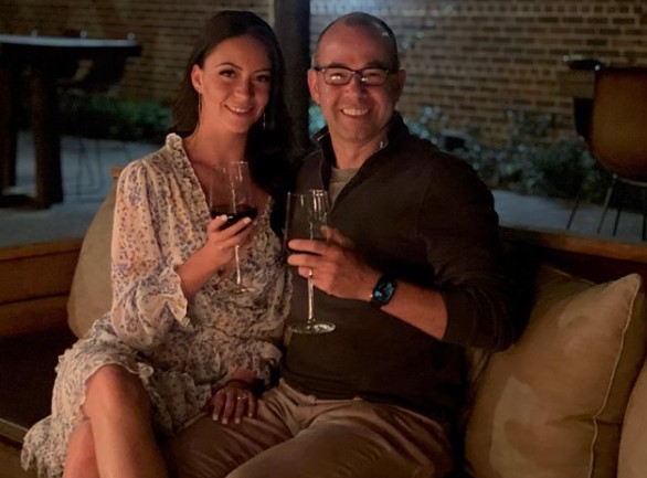 James Murray's drinking with his wife