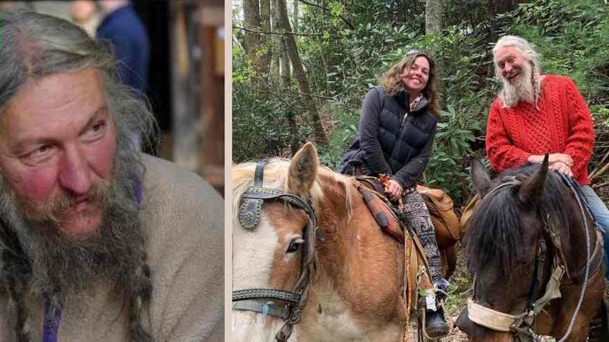 Eustace Conway and his rumored wife on horse