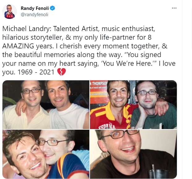 Randi Fenoli shared the photos of his partner, Michael Landry