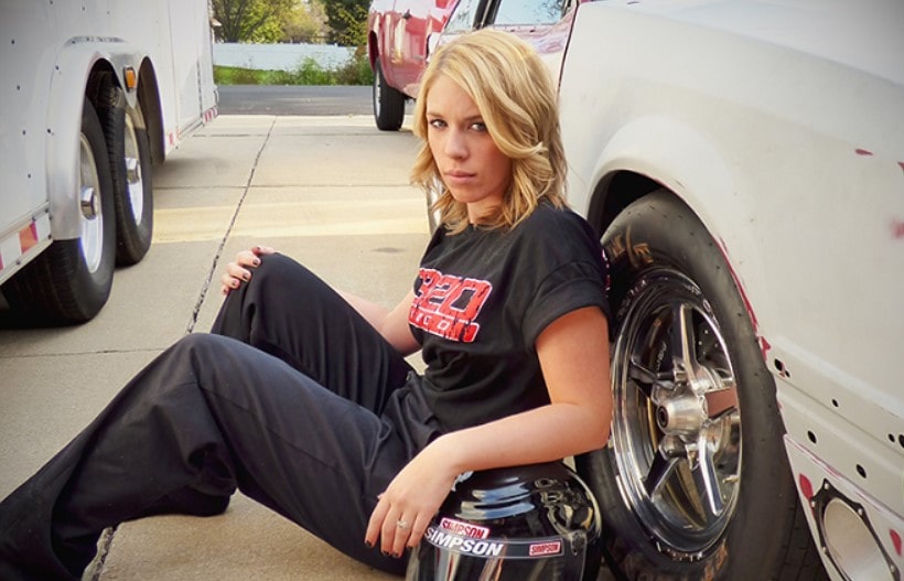 Image of Jackie Braasch as a Street Outlaw racer