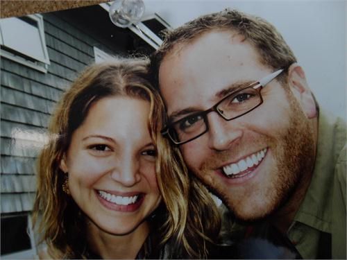 Image of Josh Gates and his former partner, Hallie Gnatovich