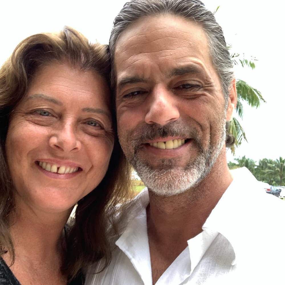 Image of Sue Aikens with her partner, Michael Heinrich
