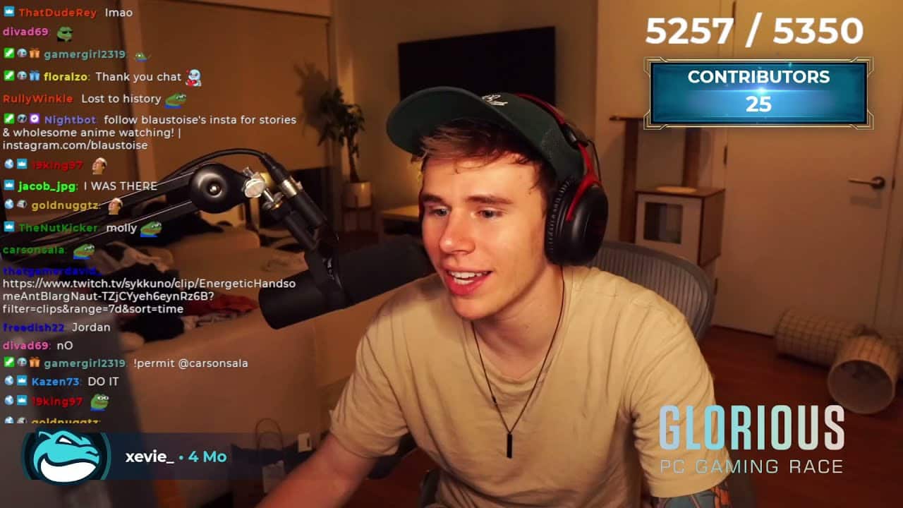 Image of Blaustoise as a Twitch streamer