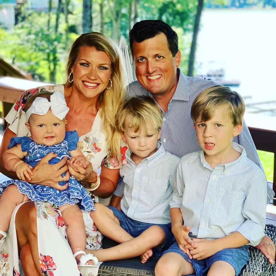 Image of Christy Wright with her husband, Matt Wright, and their kids