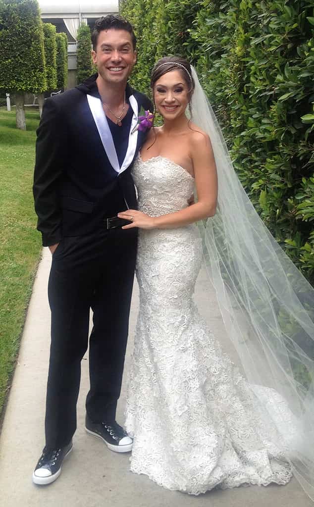 Image of Diana DeGarmo with her husband, Ace Young