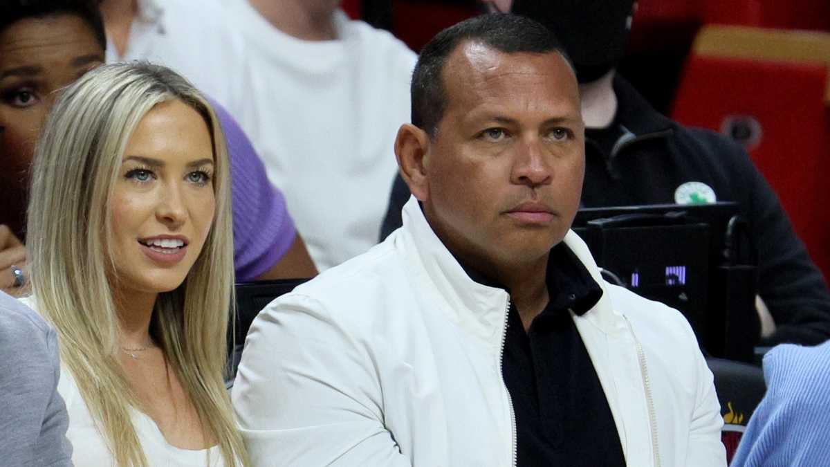 Image of Kathryne Padgett with her boyfriend, Alex Rodriguez