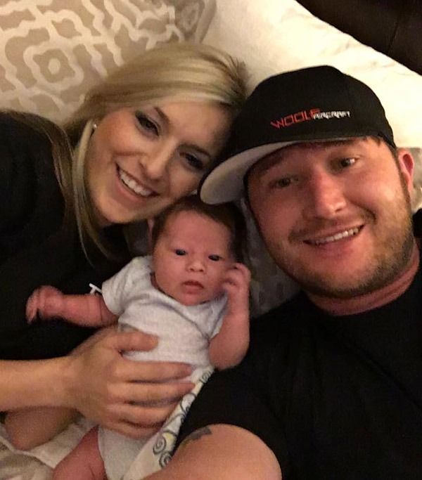 Image of Kye Kelley with his former wife, Alisa Mote, and their daughter