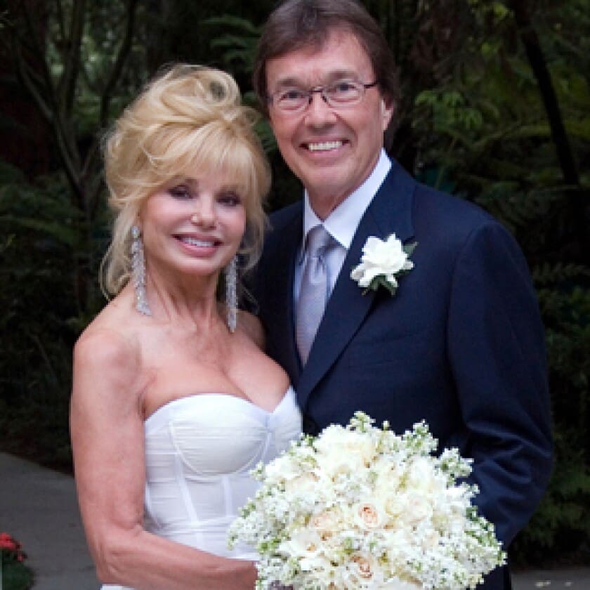 Image of Loni Anderson with her husband, Bob Flick