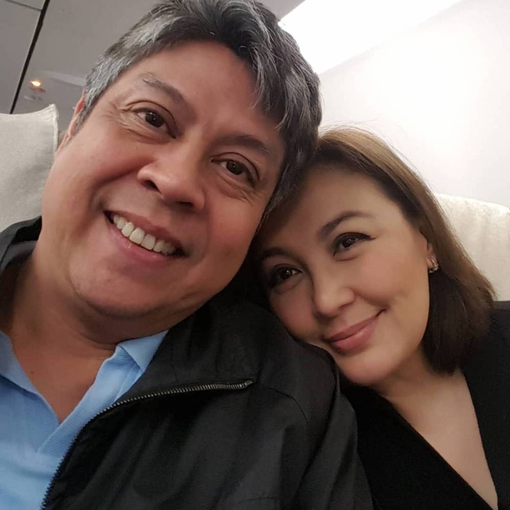 Image of Sharon Cuneta with her husband, Kiko Pangilinan