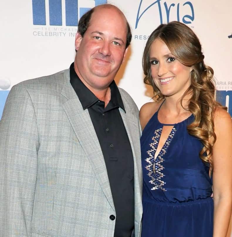 Image of Celeste Ackelson with her husband, Brian Baumgartner