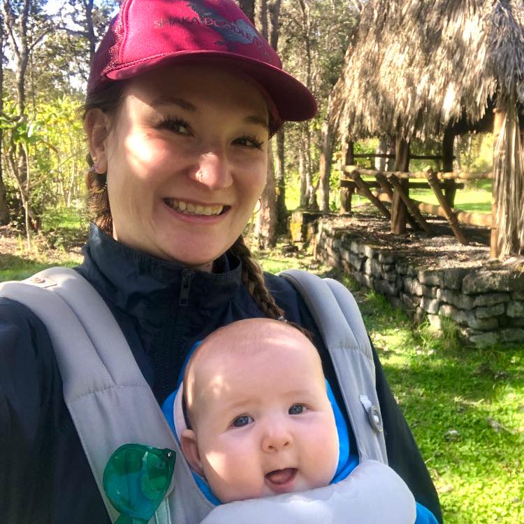 Image of Katie Raney with her kid