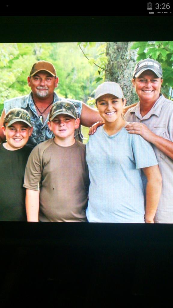 LIz Cavalier with her husband and kids