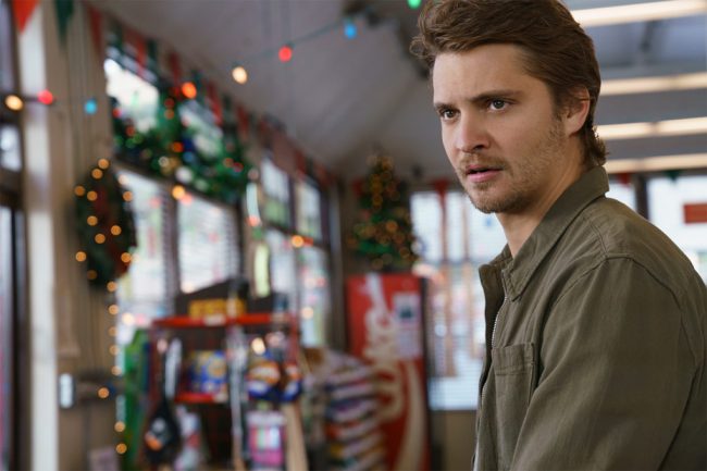 Image of Luke Grimes on EL Camino christmas