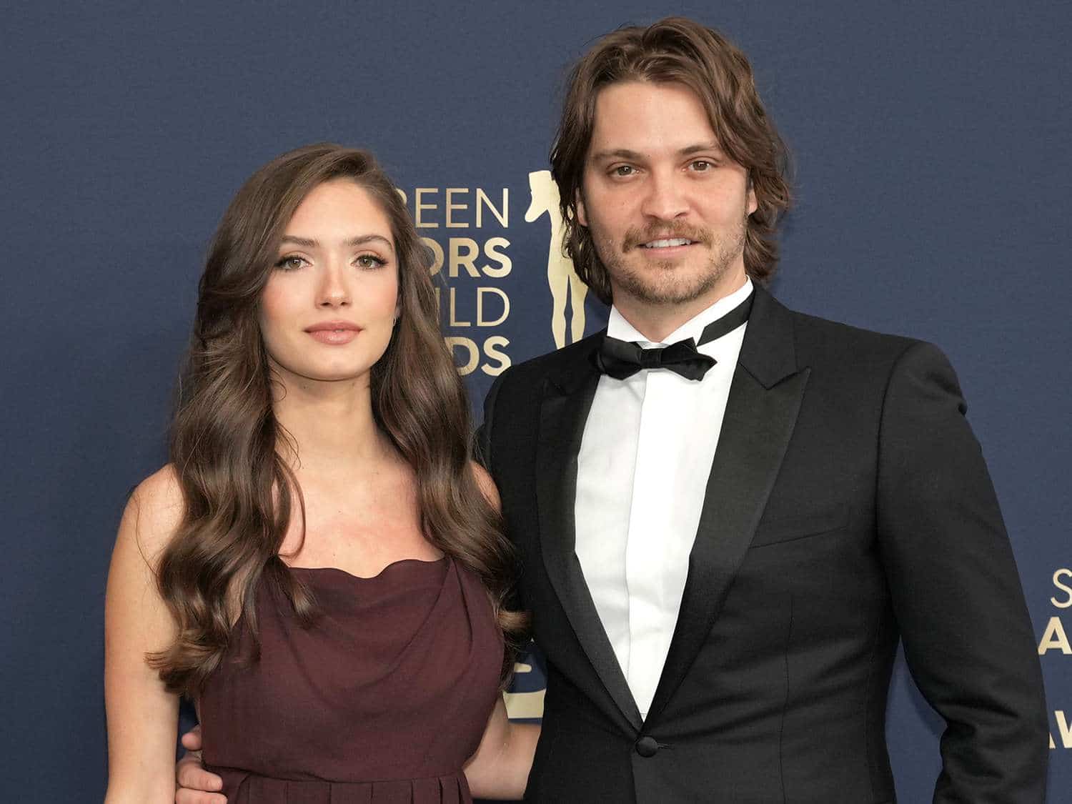 Image of Luke Grimes and his wife, Bianca Rodrigues