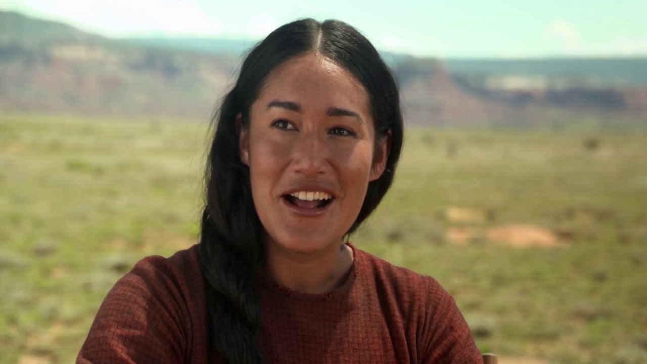 Image of Q'Orianka Kilcher on the show HOSTILES