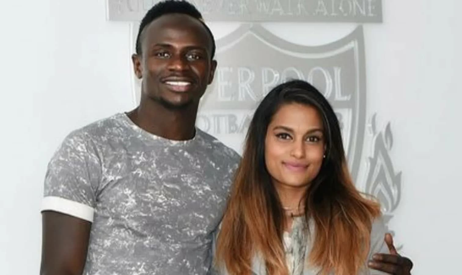 Image of Sadio Mane and Melissa Reddy